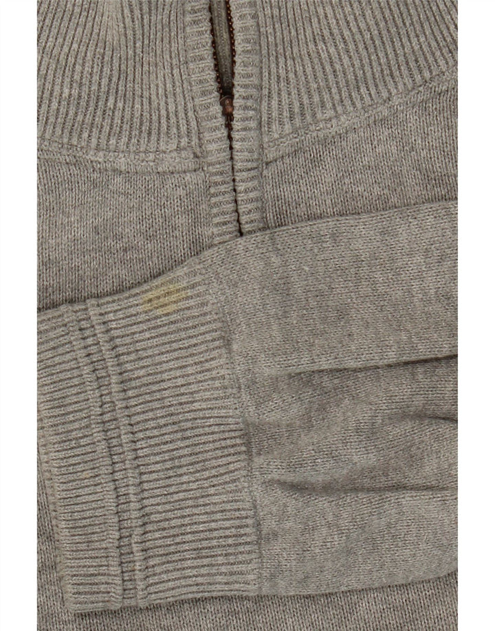 TIMBERLAND Pull coupe classique à col zippé pour homme XL Gris