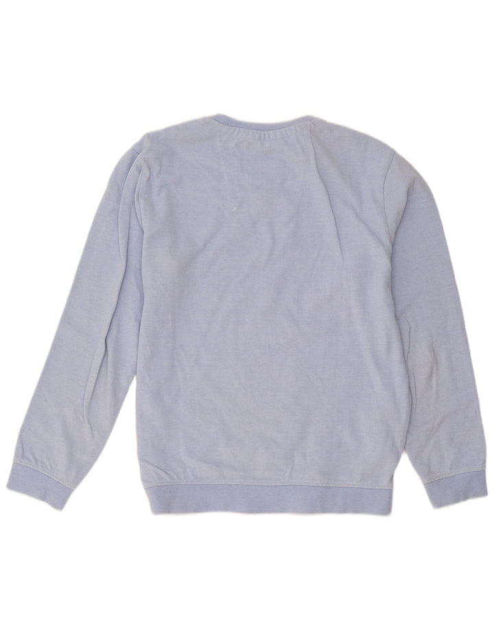 Crew Clothing Sweat-Shirt Homme Bleu Moyen Coton