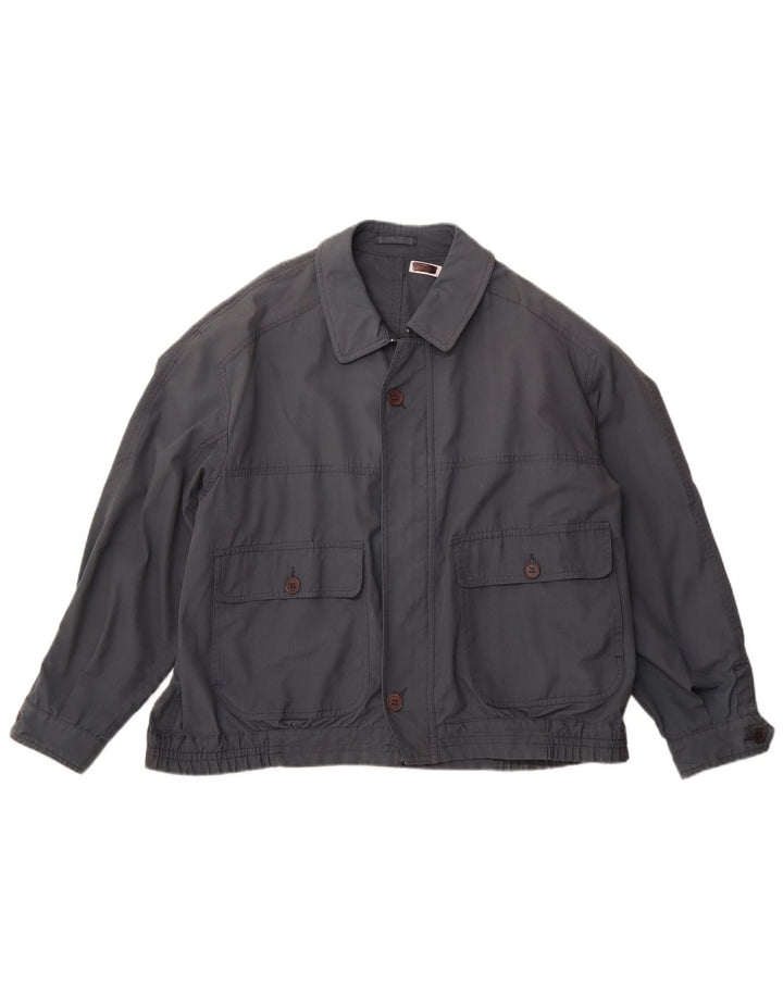 Maison Jacques Veste Bomber Homme IT 52 XL Bleu Marine Polyester