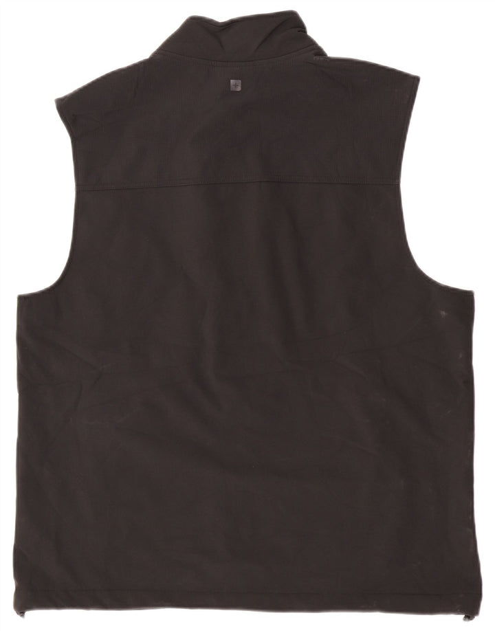 Mountain Warehouse Veste de survêtement sans manches pour homme XL Noir Polyester