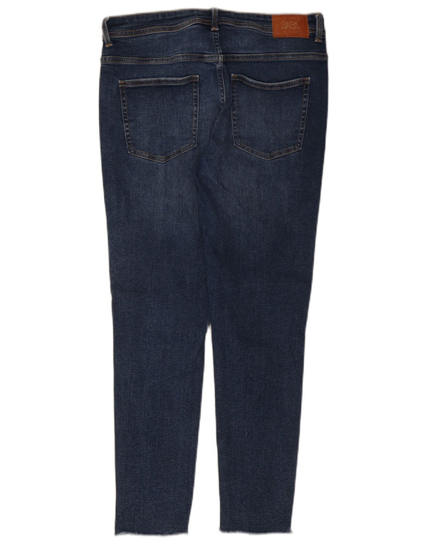 Zara Jean skinny pour femme EU 42 Large W32 L27 Bleu