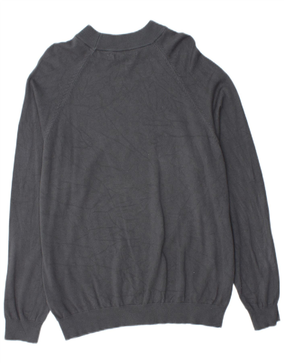 Zara Pull col roulé pour femme UK 14 Gris moyen Viscose