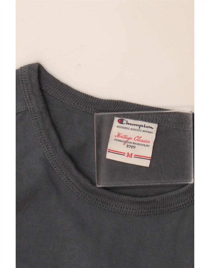 Champion Haut à manches longues Heritage Classics Graphic pour femme UK 12 Gris moyen