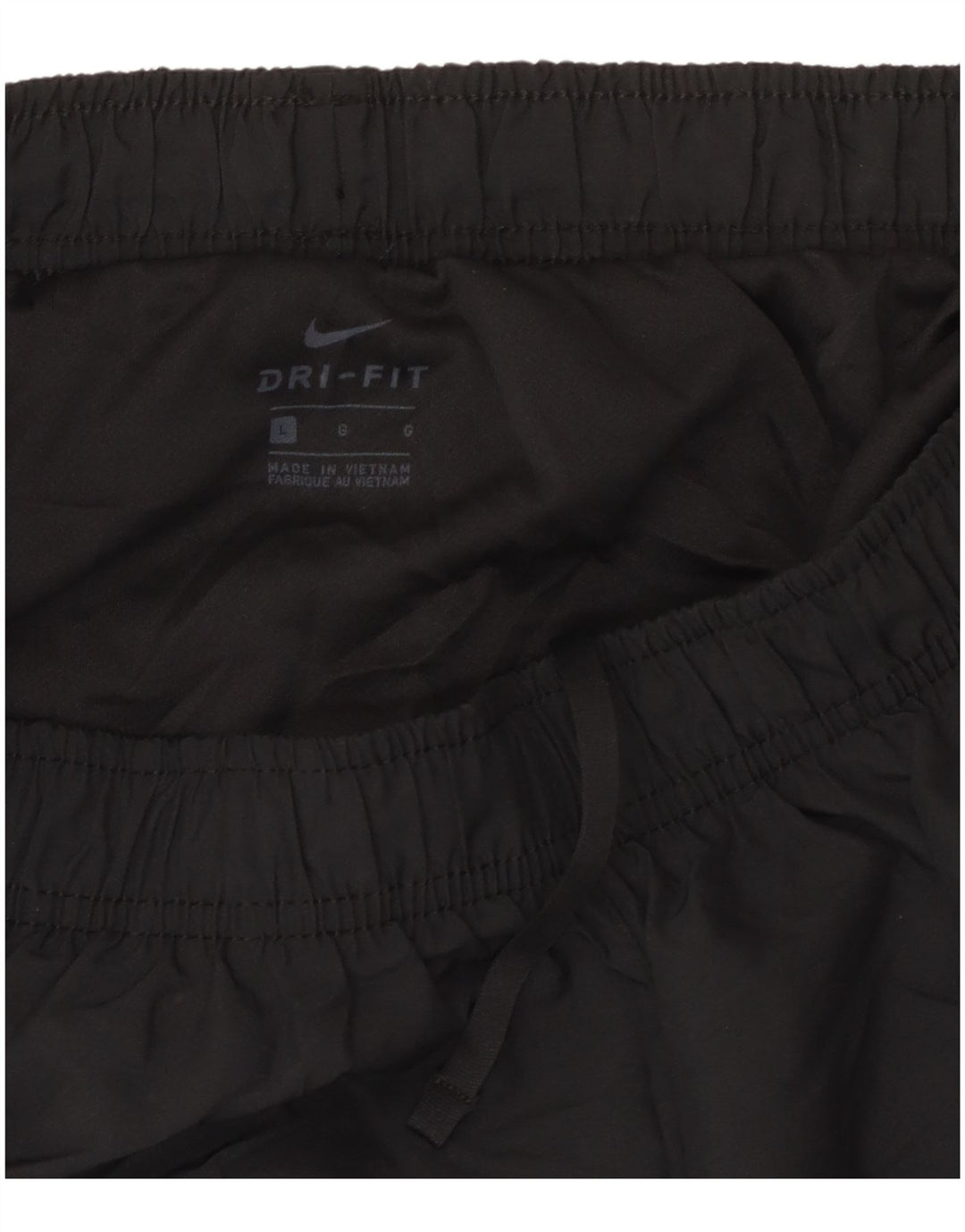 NIKE Short de sport pour femme UK 14 Large Noir Polyester