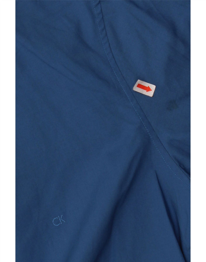 CALVIN KLEIN Chemise Slim Fit Homme Taille 38 15 Coton Bleu Moyen