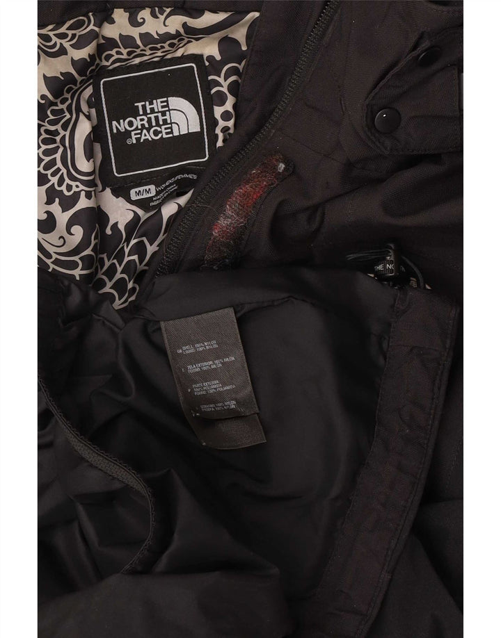 The North Face Veste de pluie à capuche pour femme UK 12 Medium Black Nylon