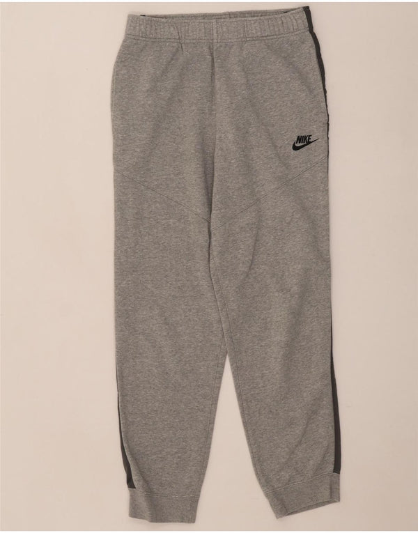 Nike Pantalon de survêtement pour garçon 13-14 ans XL Gris Colorblock Coton