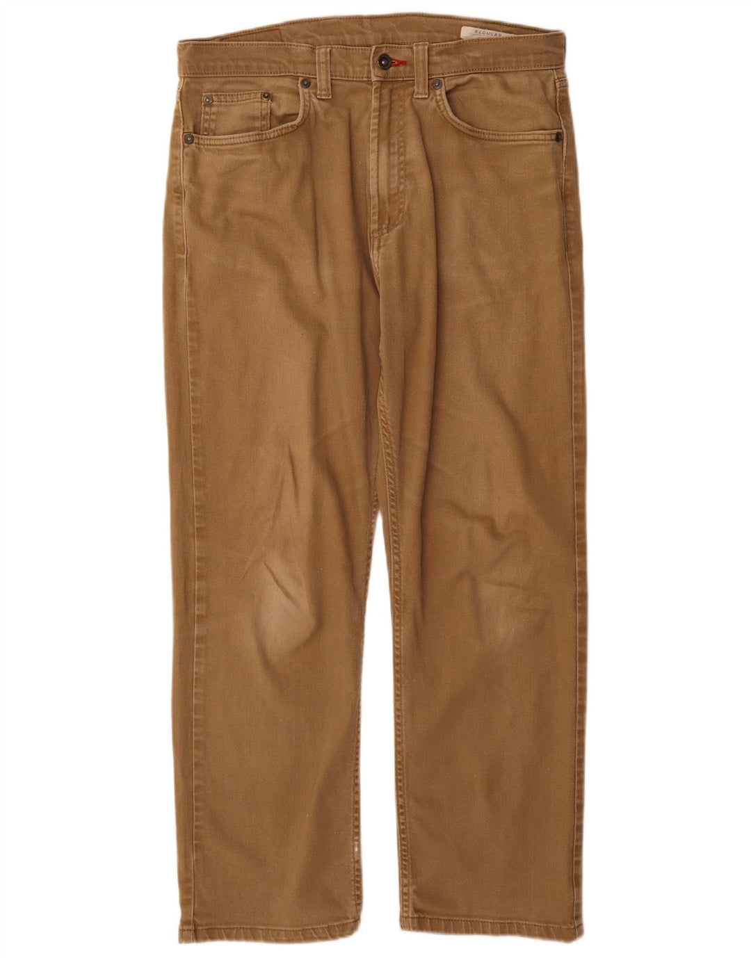Marks & Spencer Jean droit régulier pour homme W32 L29 coton beige