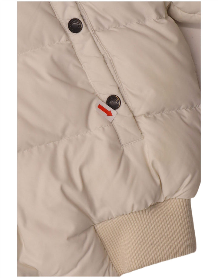 MONCLER Veste matelassée à capuche pour fille 5-6 ans Nylon blanc