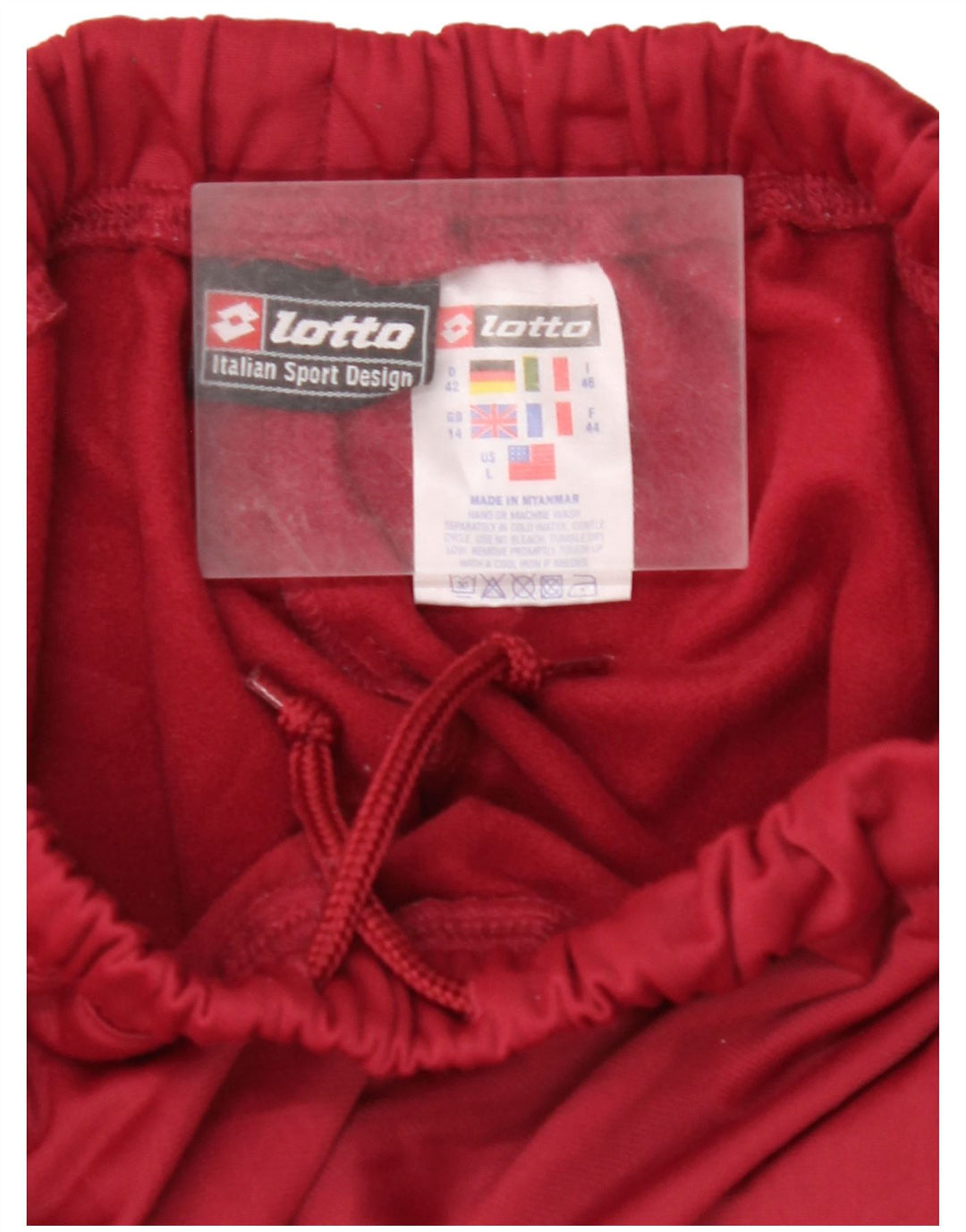 LOTTO Pantalon de survêtement pour femme UK 44 Large Marron Polyester