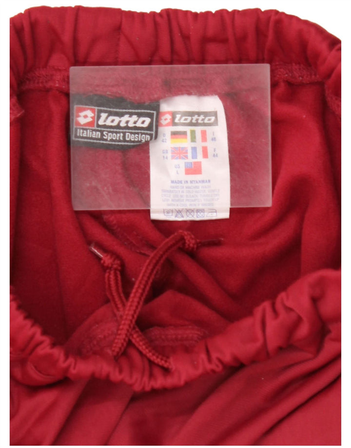 LOTTO Pantalon de survêtement pour femme UK 44 Large Marron Polyester
