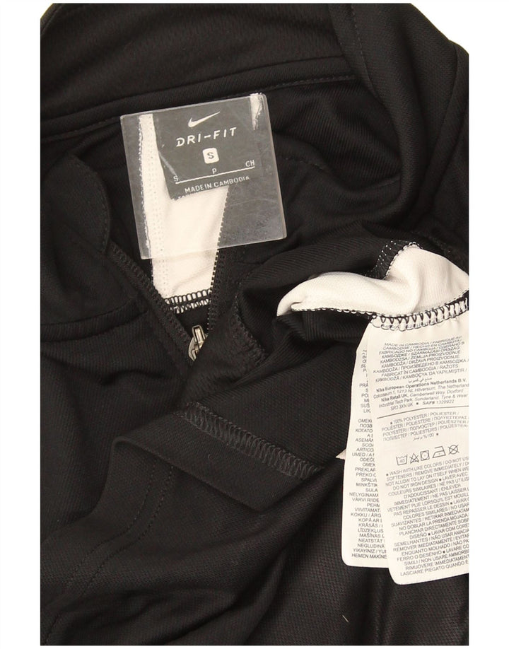 Nike Hommes Dri Fit Survêtement Top Veste Petit Noir Colorblock Polyester