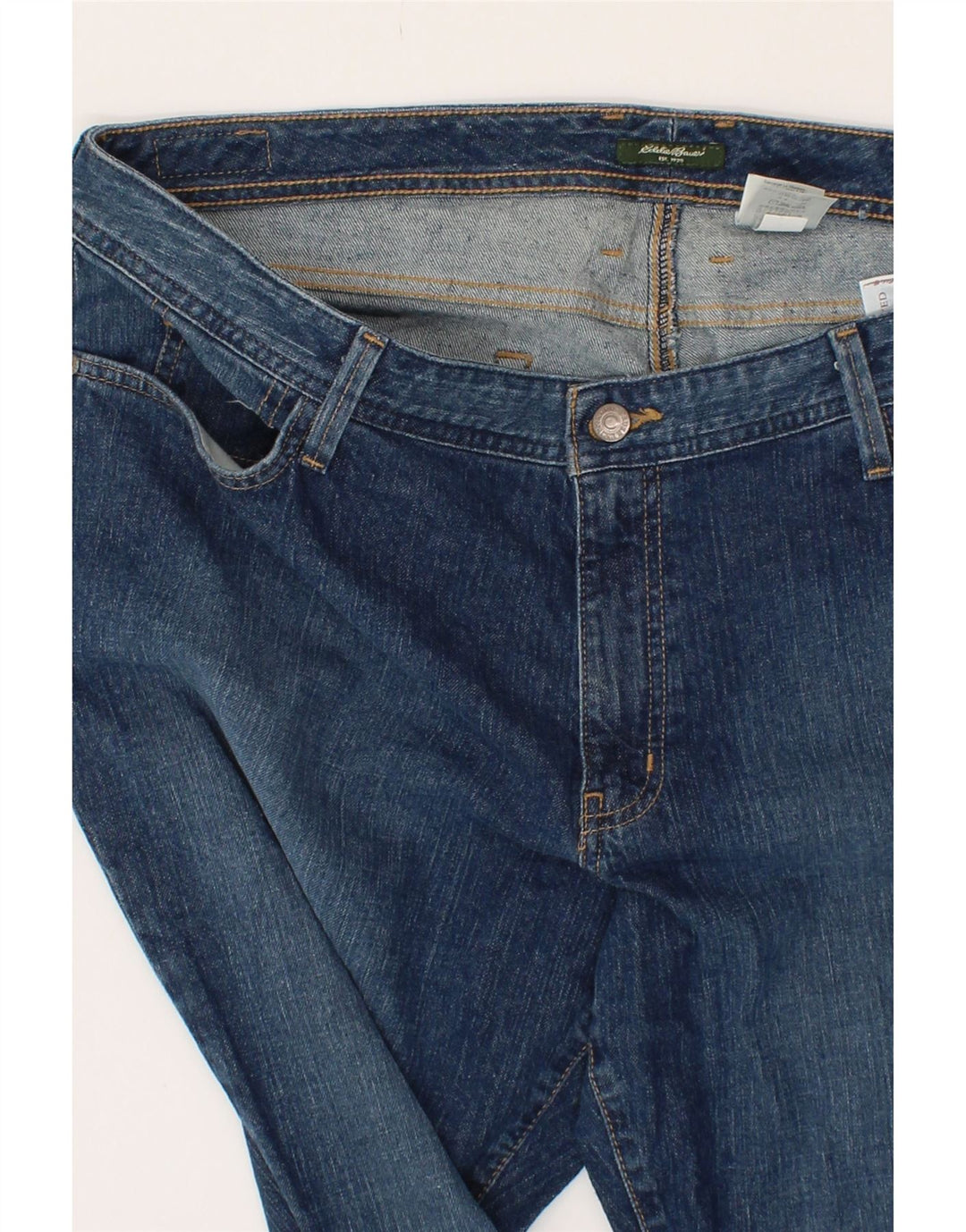 EDDIE BAUER Womens Bootcut Jeans W40 L31 Blue Cotton Vintage Eddie Bauer and Second-Hand Eddie Bauer from Messina Hembry 