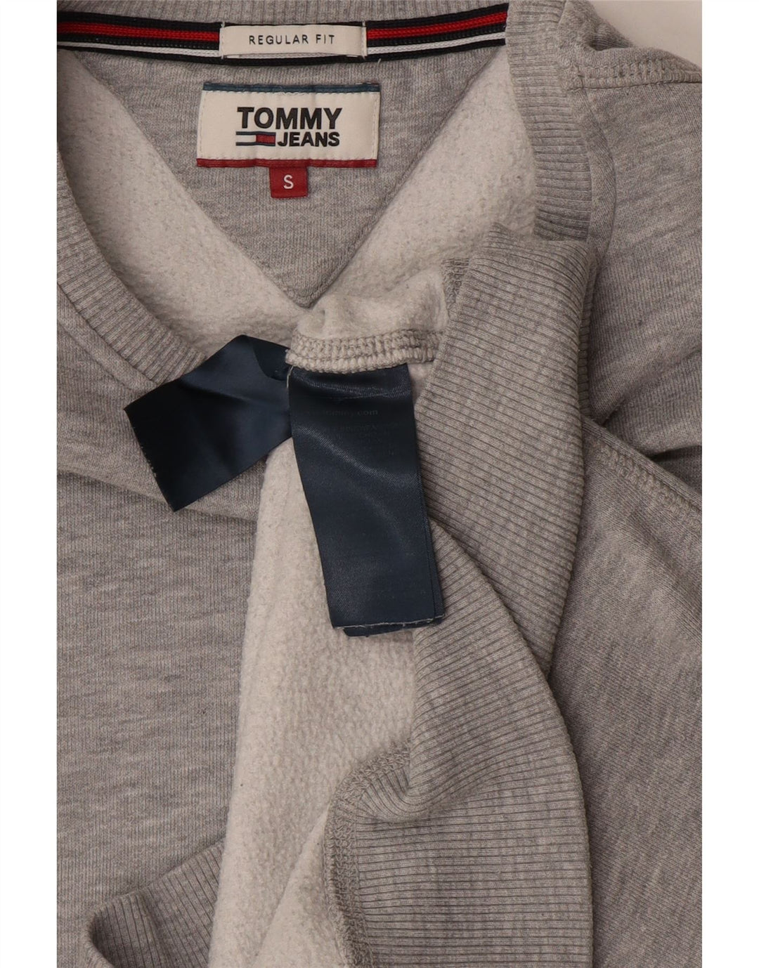 TOMMY HILFIGER Sweat-shirt coupe classique pour homme, petit gris moucheté