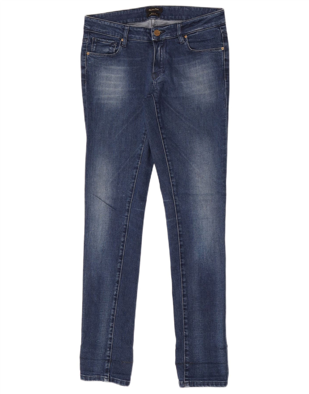 Massimo Dutti Jean slim pour femme EU 36 XS W26 L30 Bleu