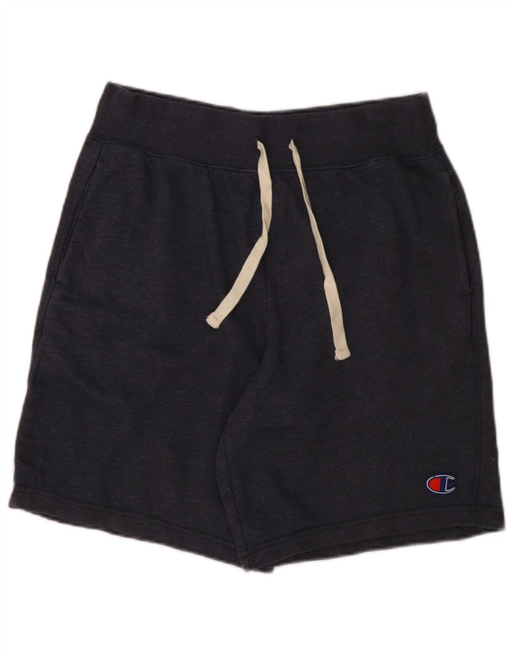 Champion Short de Sport Homme Bleu Marine Moyen Coton