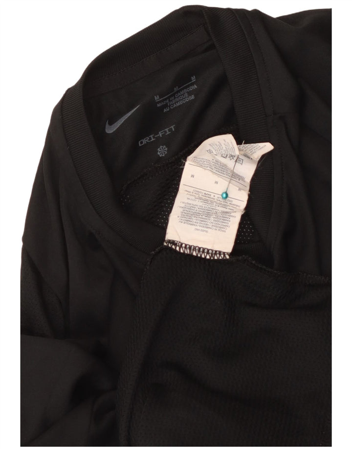 Nike T-shirt pour homme en polyester rayé noir moyen