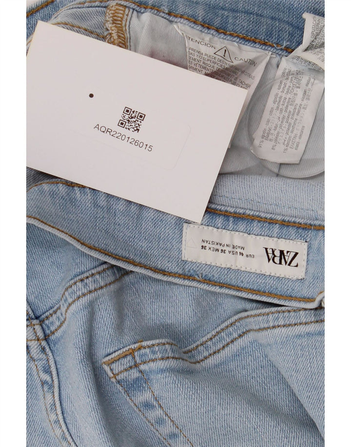 Zara Jean Fuselé Homme W36 L29 Bleu Coton
