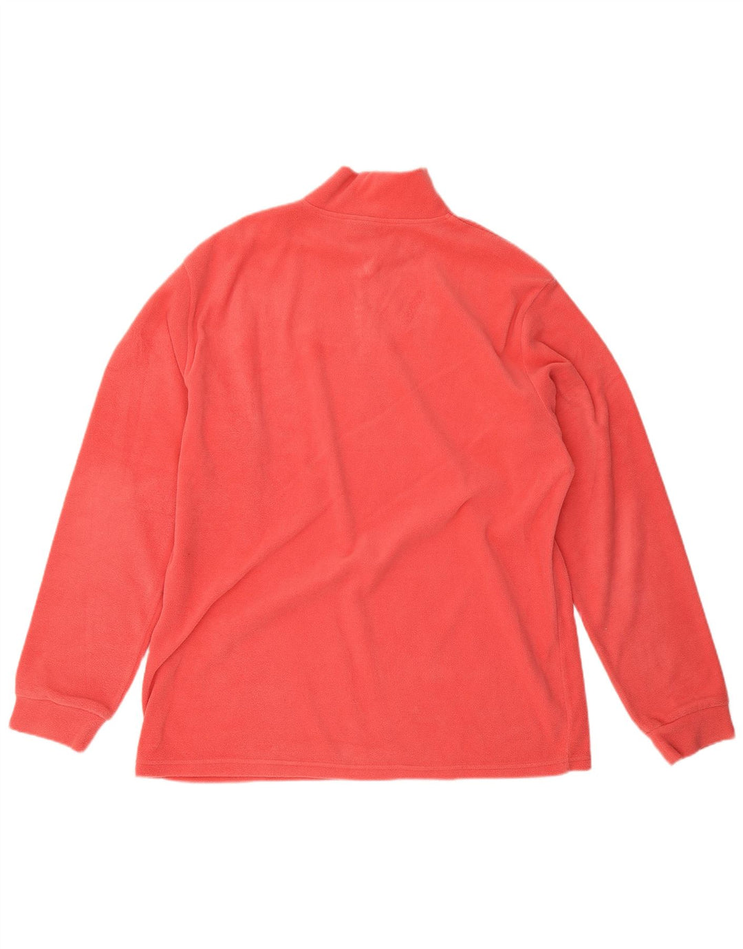 Invicta Pull polaire à col zippé pour femme 2XL Rouge Polyester