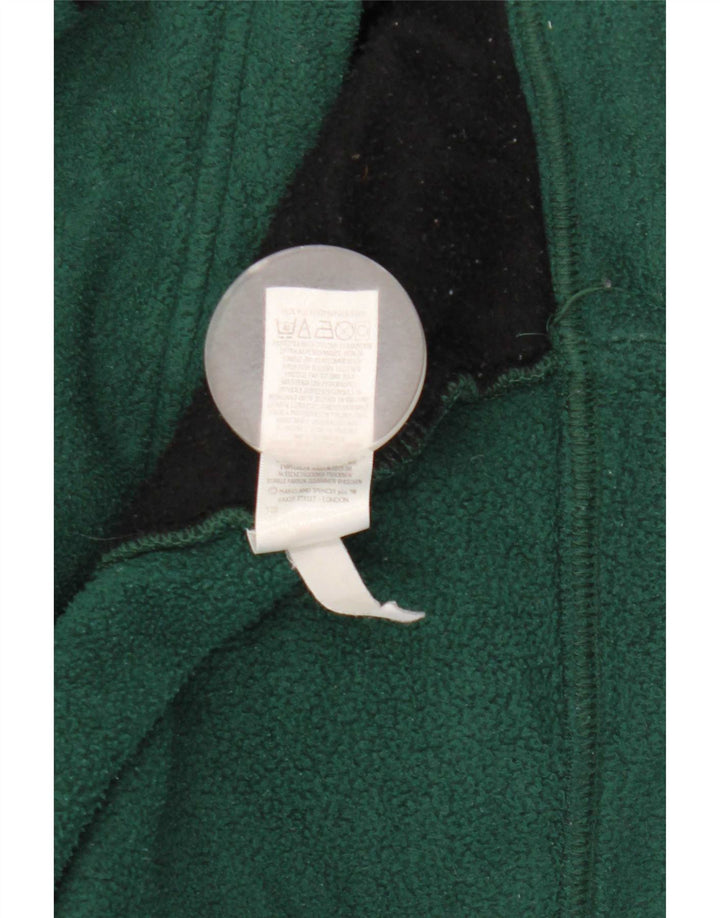 Marks & Spencer Veste polaire pour homme UK 40 Large Vert Polyester