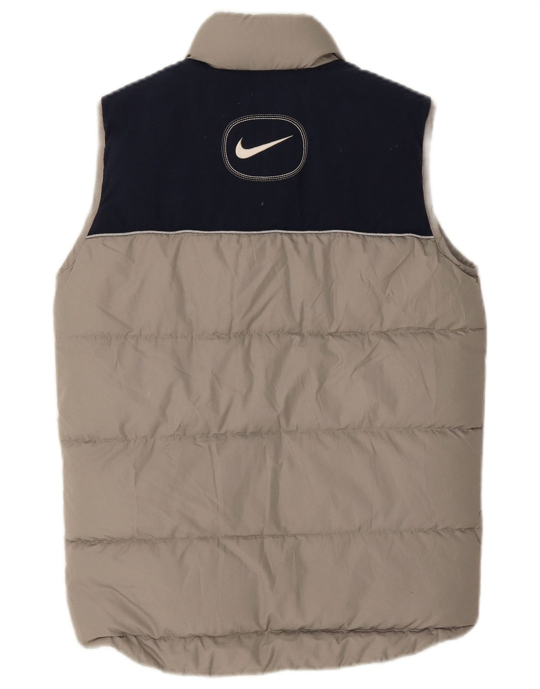 Nike Garçon Gilet Rembourré 10-11 ans Gris Moyen Colorblock Polyester