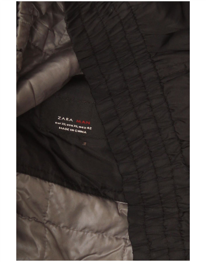 Zara Veste coupe-vent pour homme UK 42 XL Noir