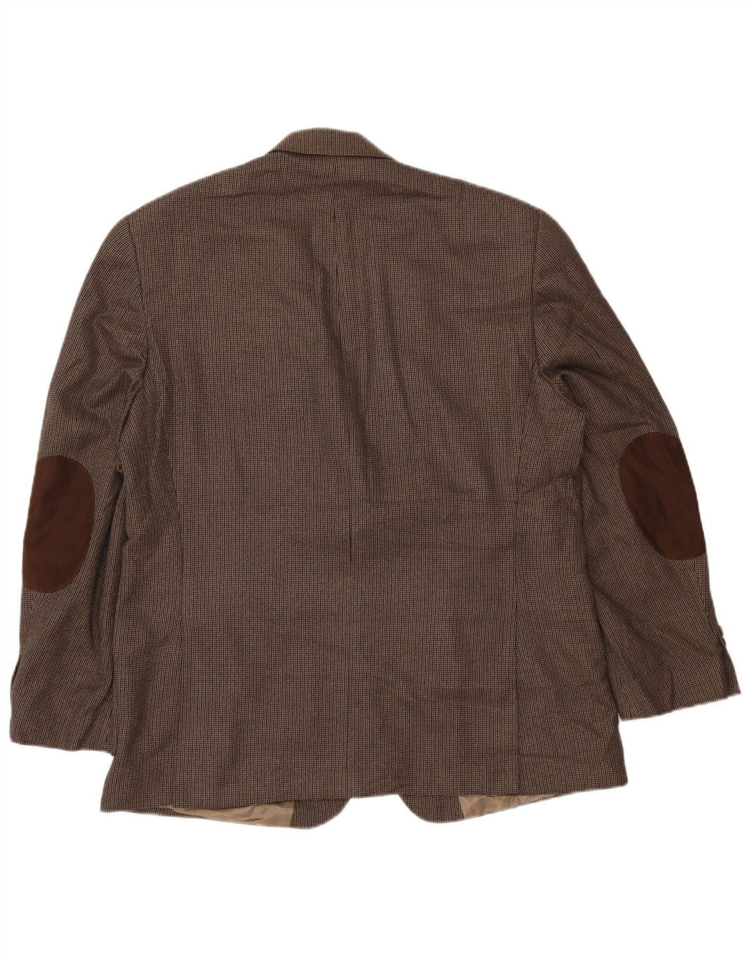 IZOD Veste blazer à 2 boutons pour homme UK 44 2XL Rayonne à fines rayures marron