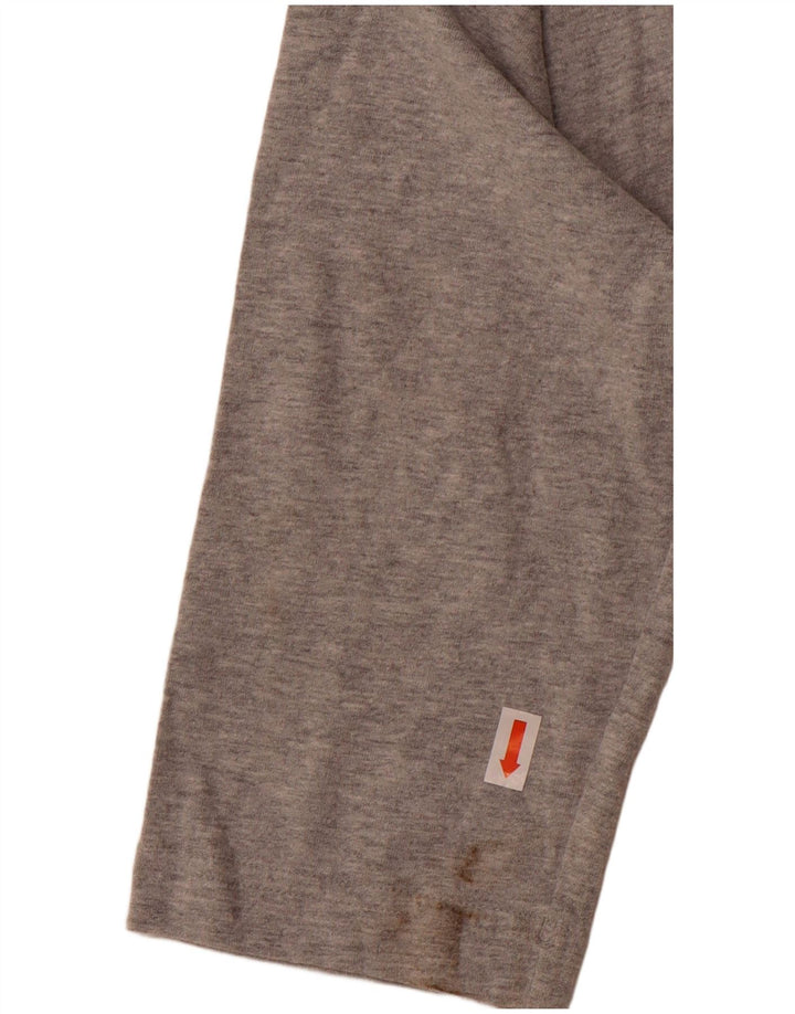 Adidas Legging graphique pour femme UK 12/14 Gris moyen en coton colour block