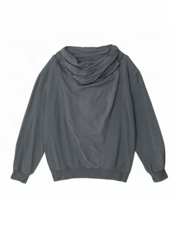Zara Sweat-shirt surdimensionné pour femme UK 44 en coton gris moyen