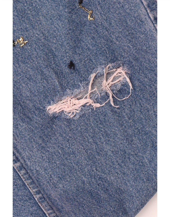 Rifle Jean droit vieilli pour homme W33 L33 en coton bleu