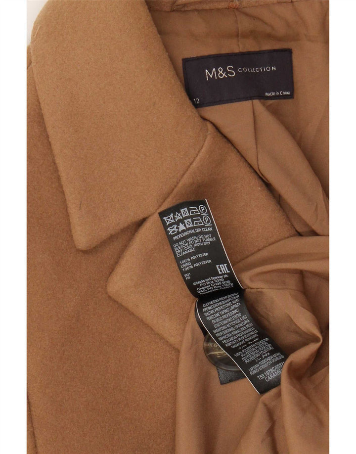 Marks & Spencer Manteau pour femme UK 12 Polyester beige moyen