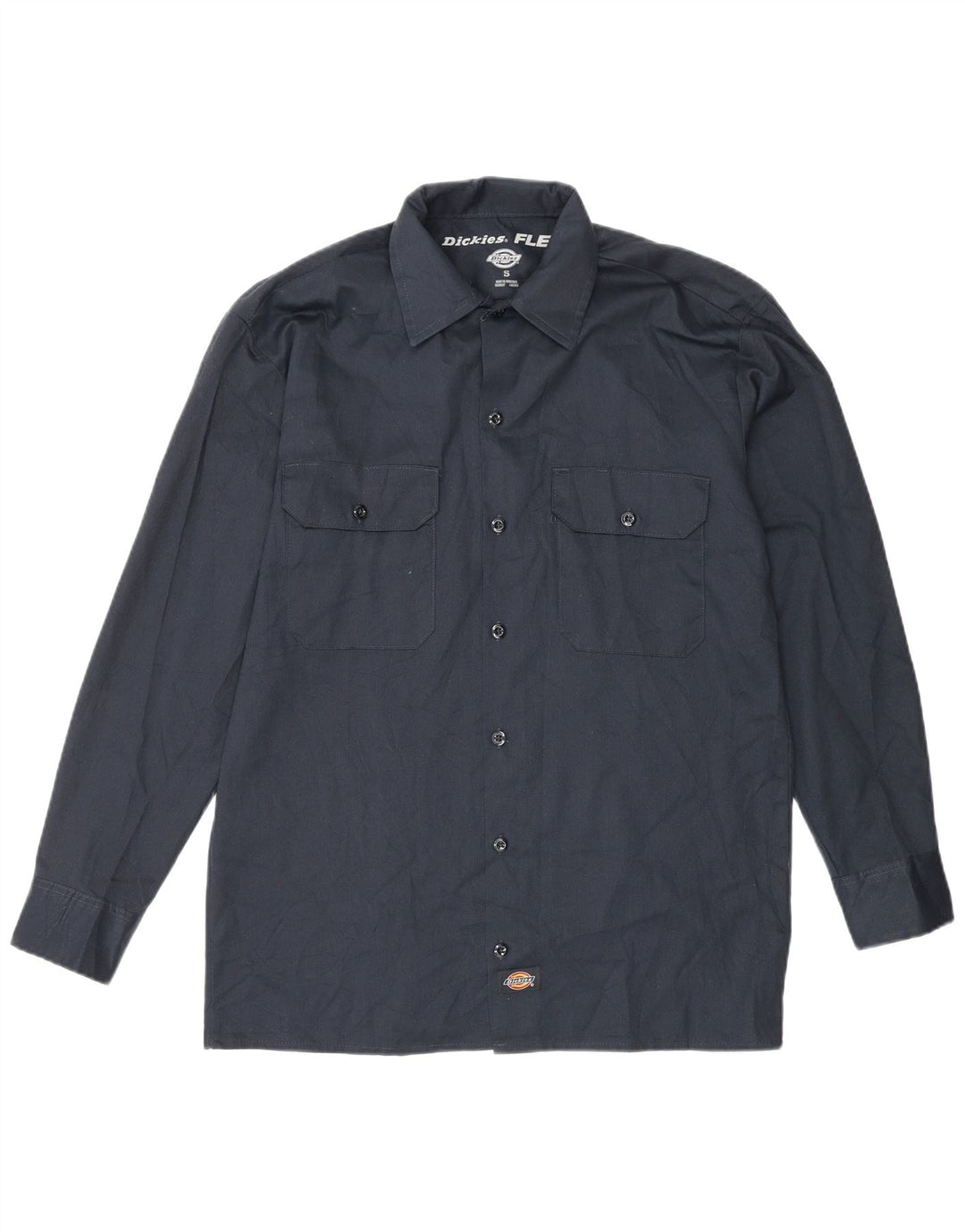 Dickies Chemise Homme Petit Bleu Marine Polyester