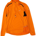 Haut de survêtement Nike Dri Fit Zip Neck pour homme, color block, orange moyen