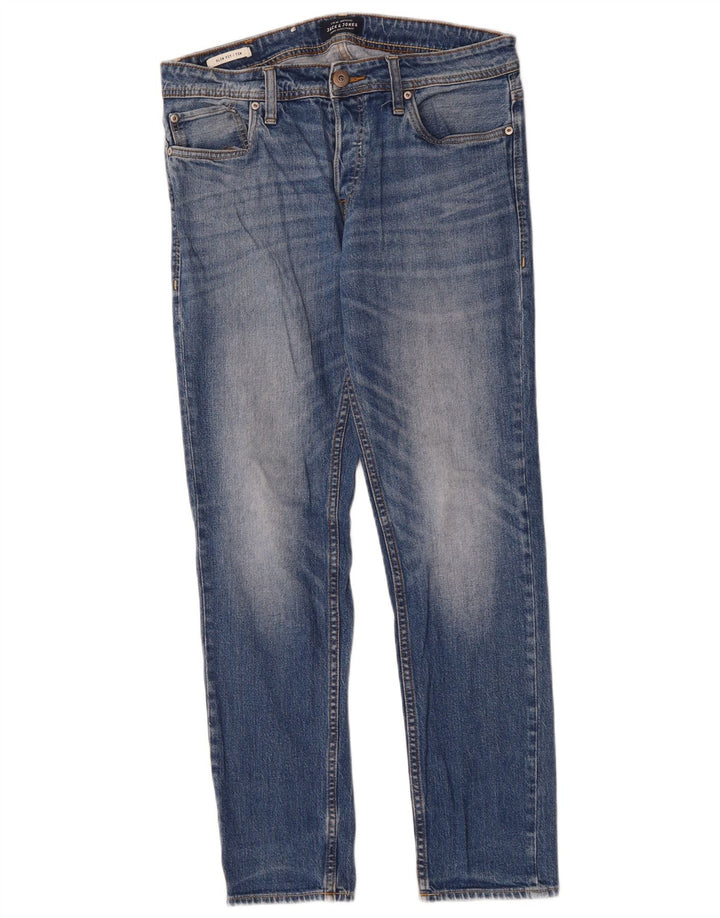 Jack & Jones Jean Slim Tim W30 L30 Homme Bleu Coton