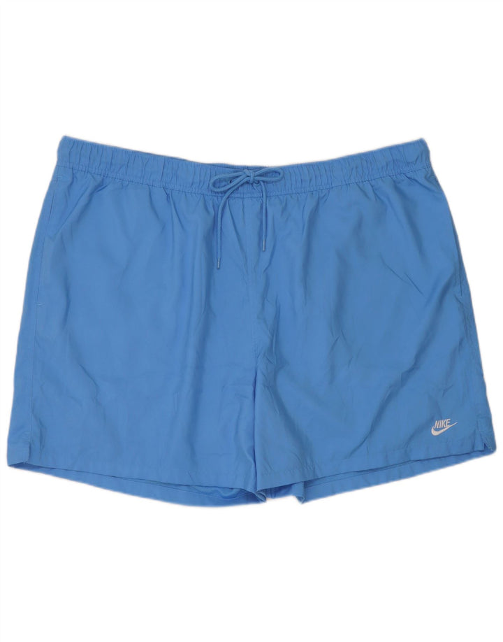 Nike Short de bain pour homme 3XL Bleu Polyester