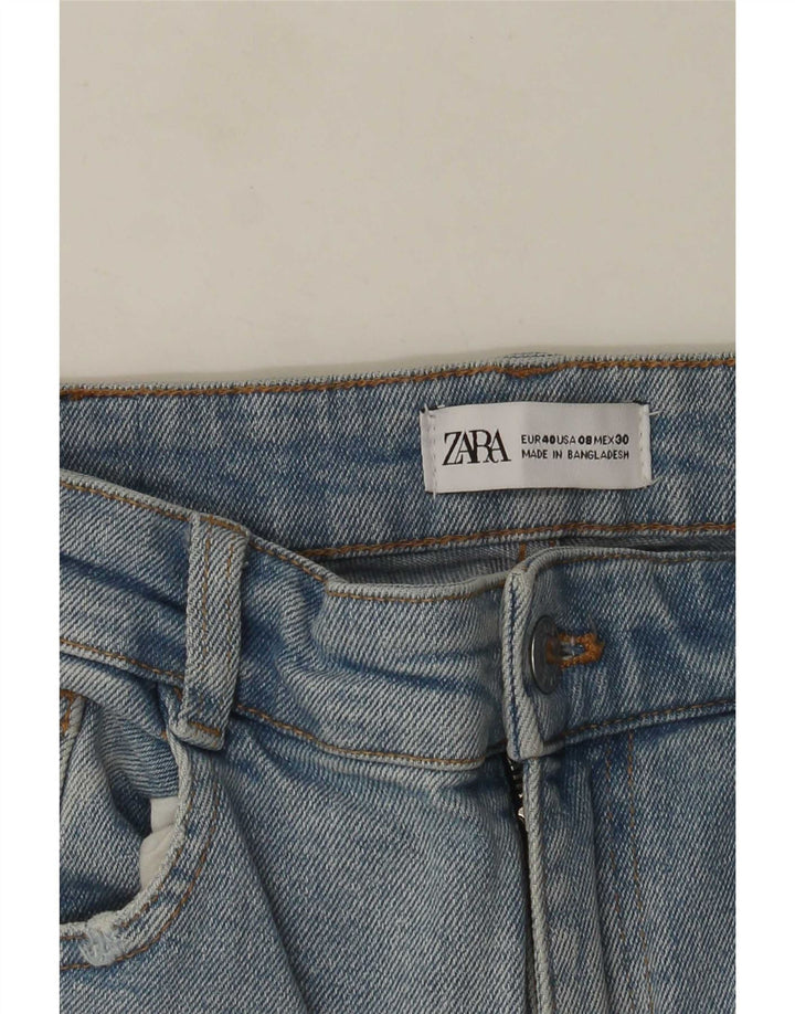 Zara Jean skinny effet vieilli pour femme EU 40 Medium W30 L27 Bleu