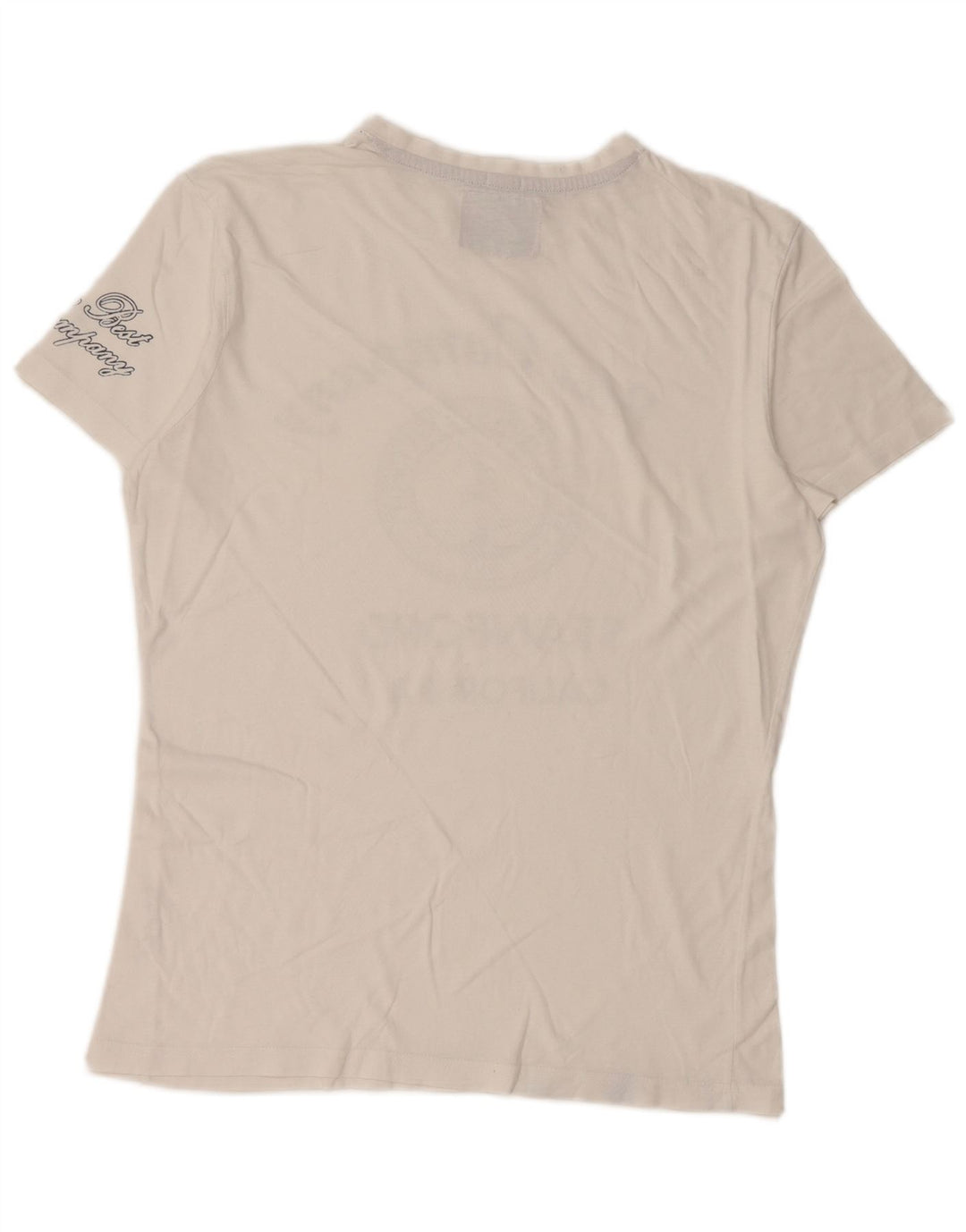 Best Company T-Shirt Graphique Homme Blanc Moyen Coton