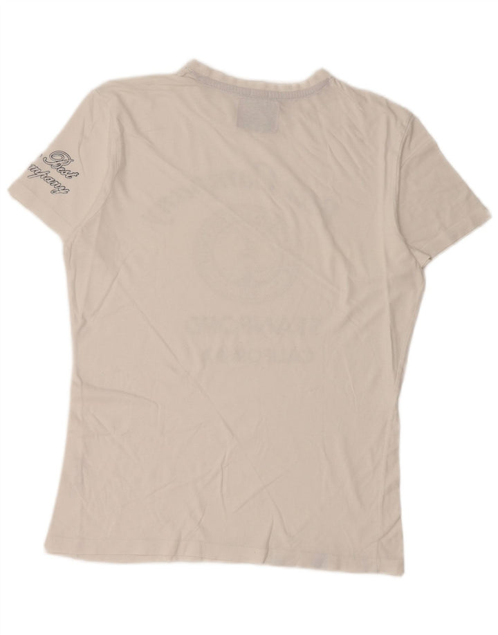 Best Company T-Shirt Graphique Homme Blanc Moyen Coton
