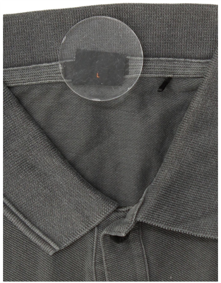 HUGO BOSS Polo Slim Fit Homme Gris Moyen