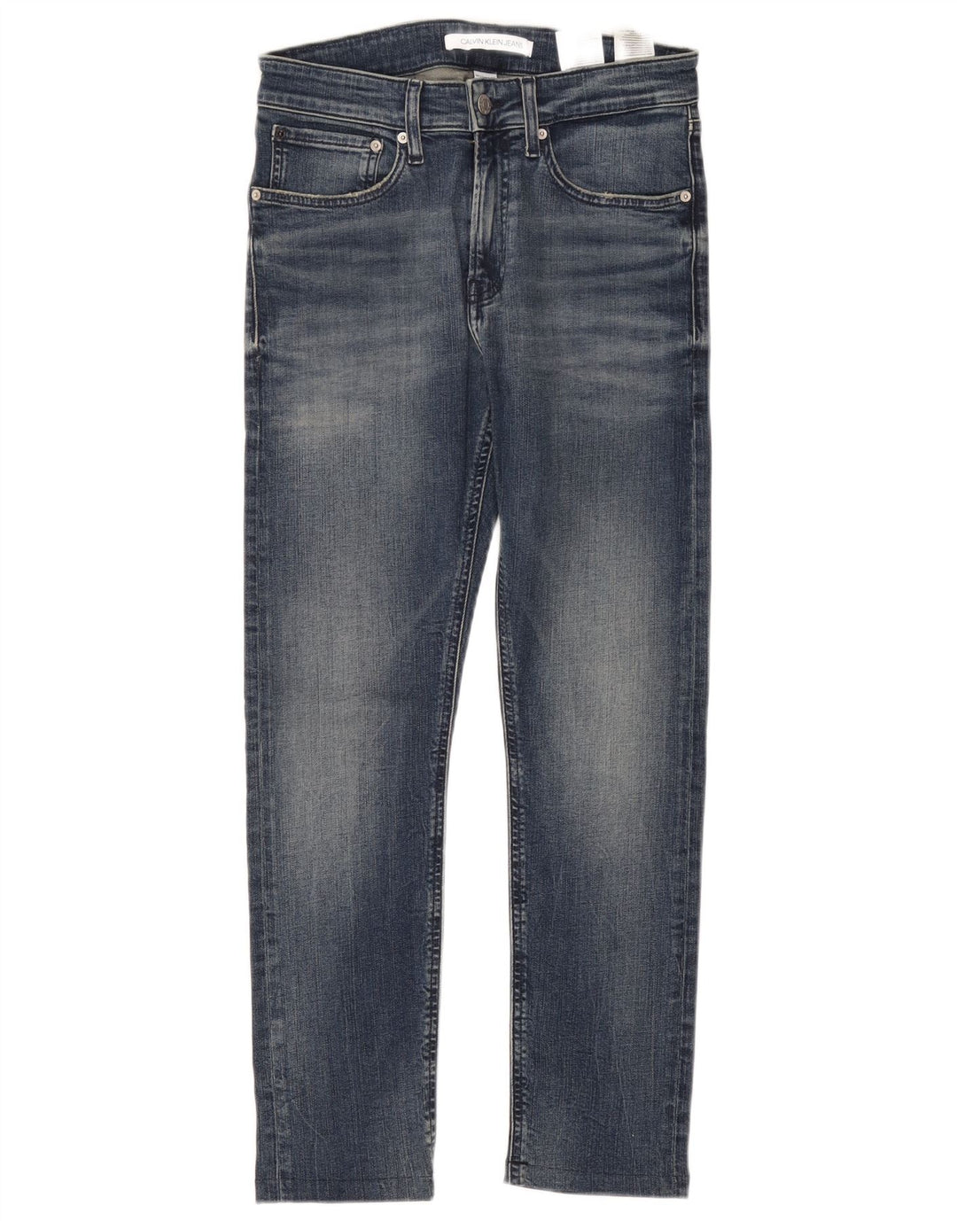 CALVIN KLEIN Womens Slim Jeans W29 L26  Navy Blue Cotton