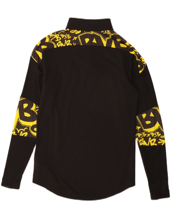 Puma Haut de survêtement BVB Dortmund Graphic pour homme avec col zippé Noir Taille S