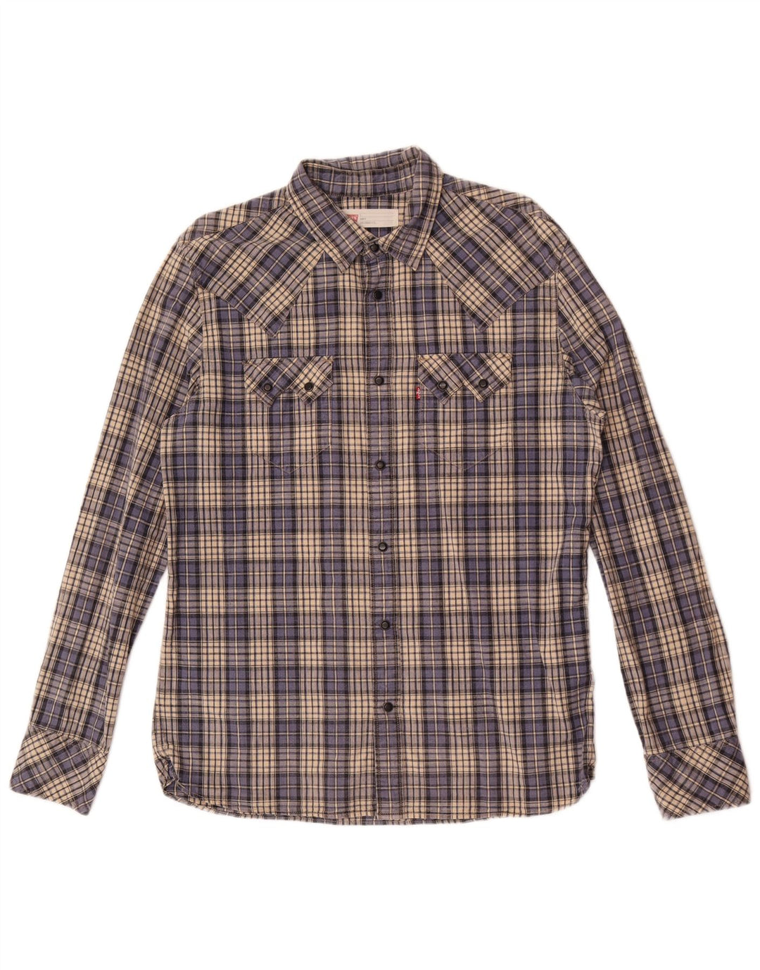 Levi's Chemise Slim Fit Homme Bleu Carreaux Coton