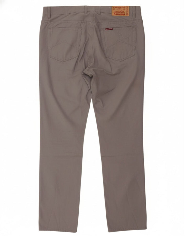 CARRERA Mens 700 Slim Casual Trousers W40 L35 Grey Cotton