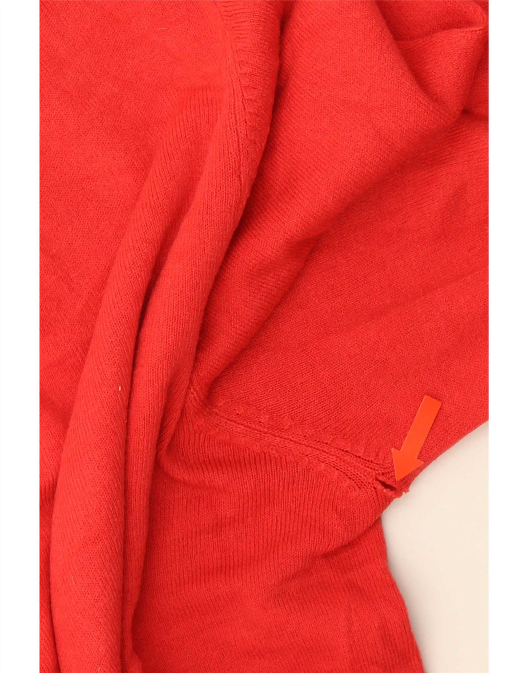 Marks & Spencer Pull à col en V Blue Harbour pour hommes, grand rouge, acrylique