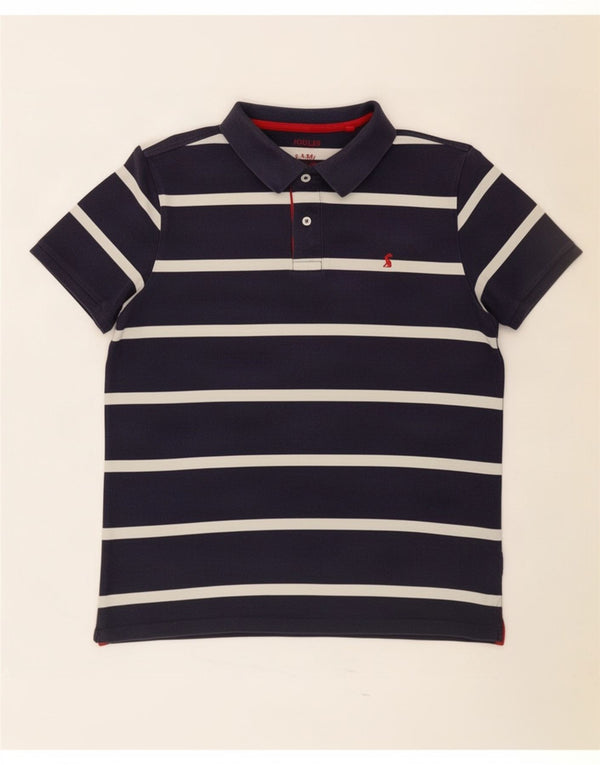 Polo Homme Joules Coton Rayé Bleu Marine Moyen