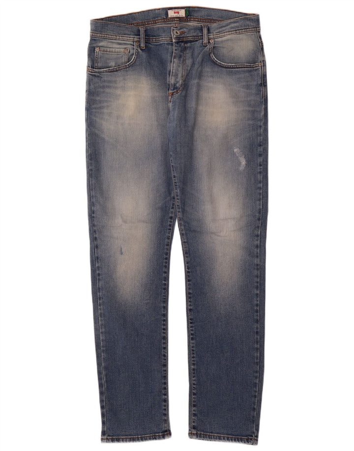 Carrera Jeans Slim effet vieilli W34 L33 bleu coton
