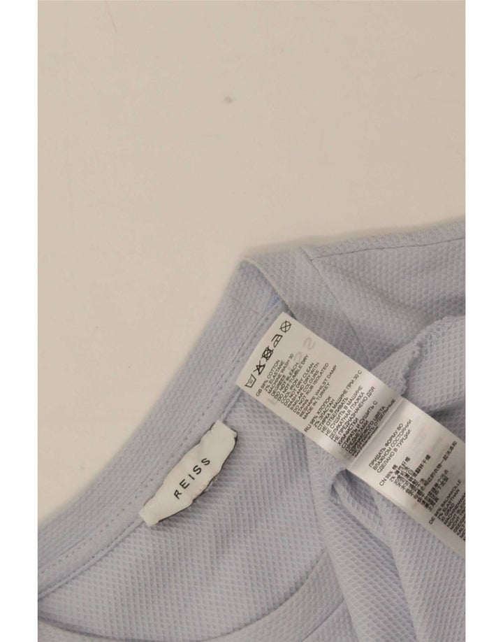 Reiss T-Shirt Homme Bleu Moyen Coton