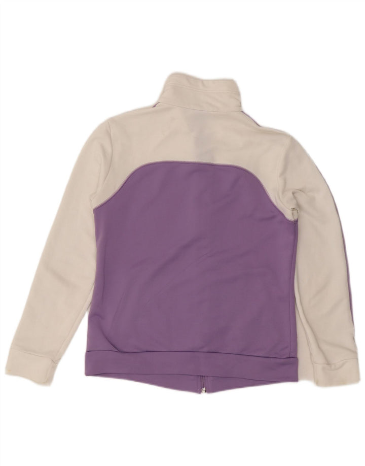 ADIDAS Veste de survêtement pour femme UK 12/14 Violet moyen Colourblock