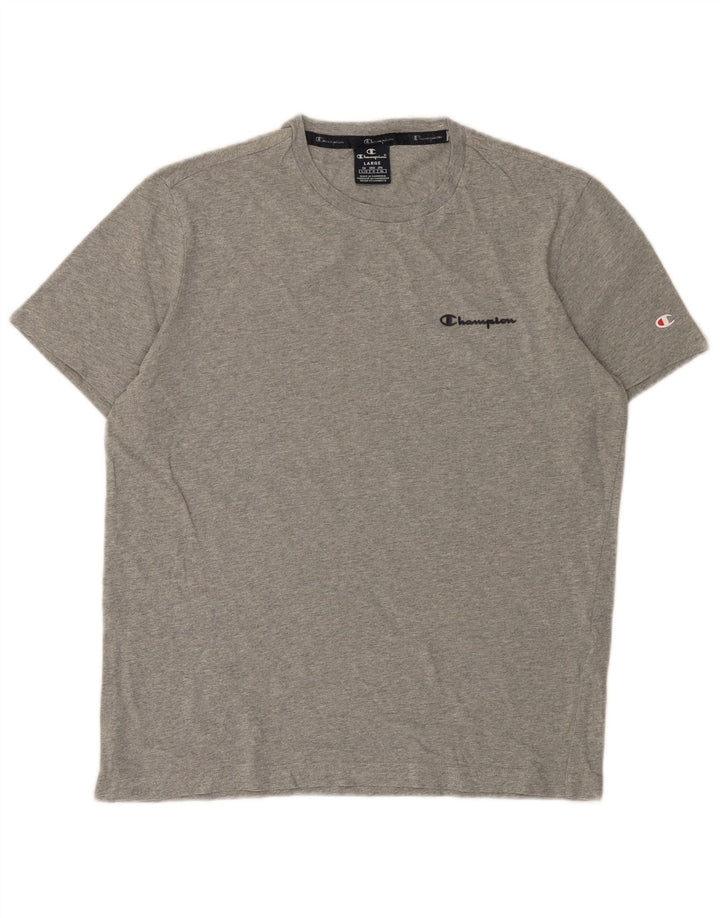 Champion T-Shirt Homme Haut Large Gris Moucheté