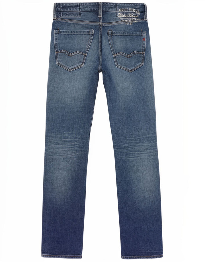 Replay Jean Slim Waitom Homme W29 L32 Bleu Coton